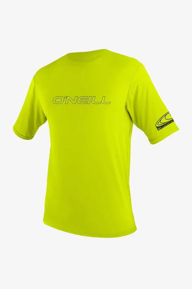 YOUTH BASIC SKINS 50 SS SUN SHIRT Lime Kids O039NEILL Youth Wetsuits