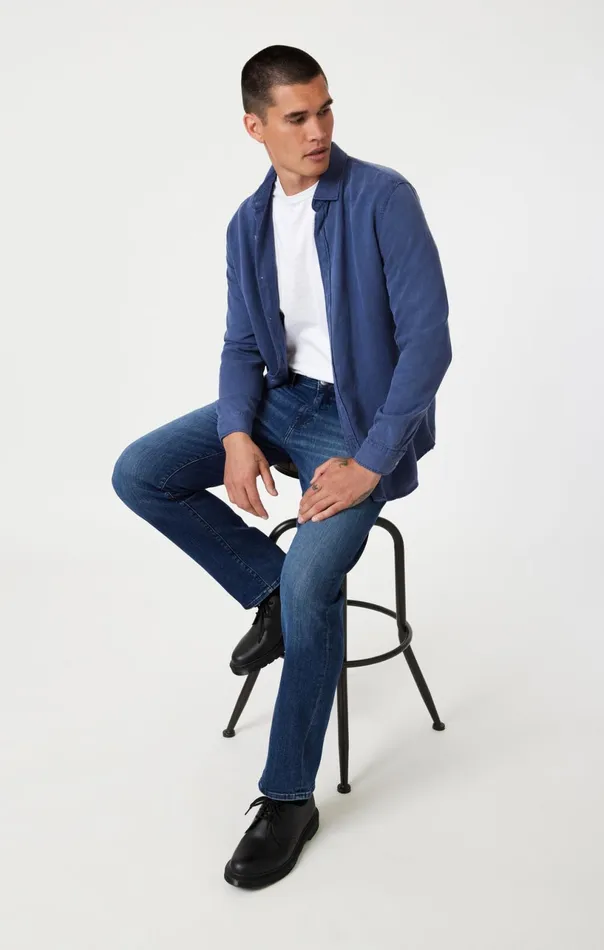 Zach Straight Leg In Dark Brushed Nashville Men Mavi Jeans Denim Zach Straight Leg In Dark Brushed Nashville Men Mavi Jeans Denim