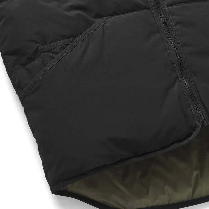 Zigzag Down Vest Black MenWomen Danner Outerwear